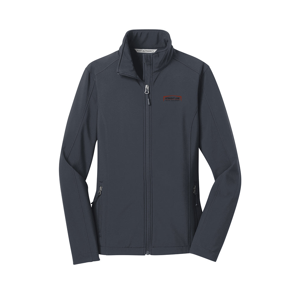 Straight Line Metal Buildings - Port Authority Ladies Core Soft Shell Jacket