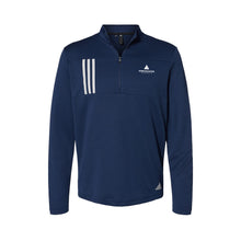 Load image into Gallery viewer, Adidas 3-Stripes Double Knit Quarter-Zip Pullover

