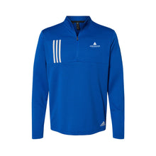 Load image into Gallery viewer, Adidas 3-Stripes Double Knit Quarter-Zip Pullover
